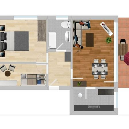 Ferienwohnung Wilde7 Seebach Eksteriør billede