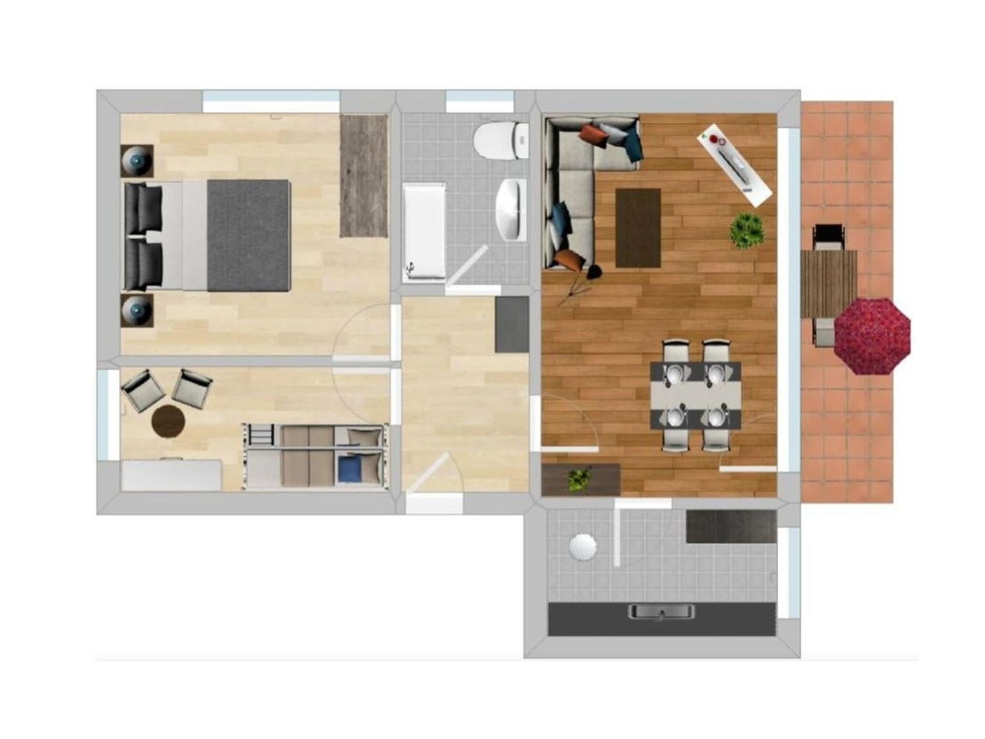 Ferienwohnung Wilde7 Seebach Eksteriør billede